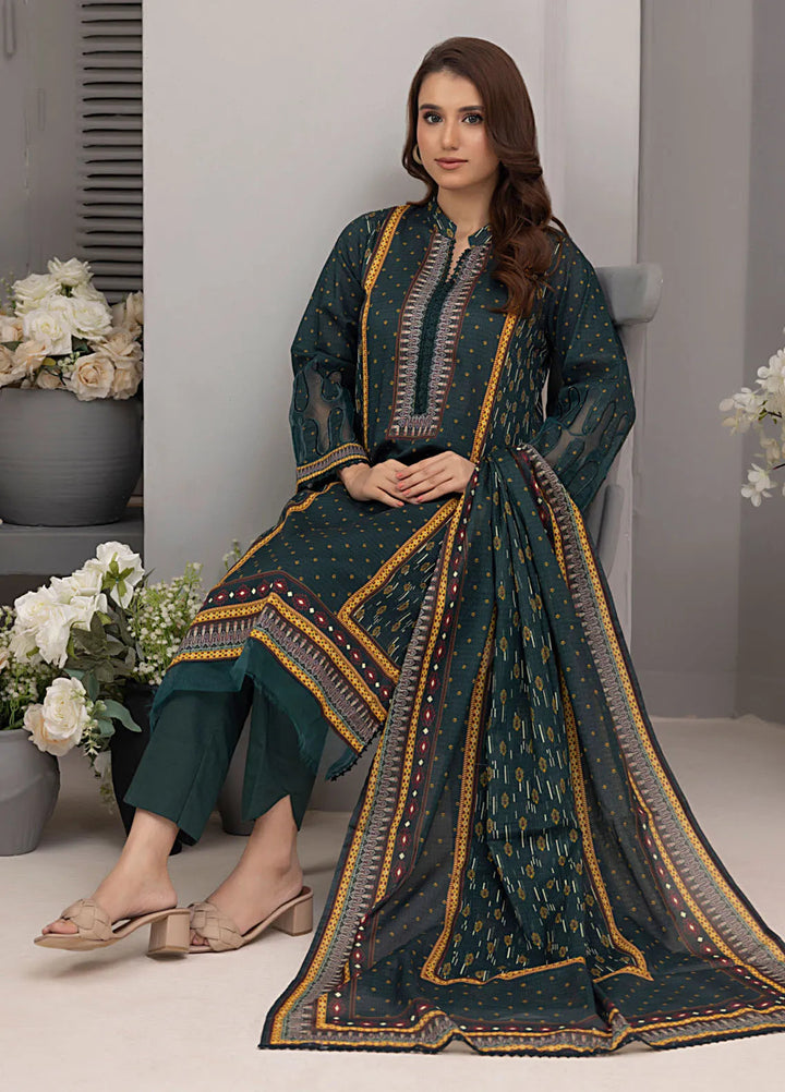 Salina by Regalia Textiles Printed Cotton Suit Unstitched 3 Piece RGTSSV4 D-9 - Mid Summer Collection