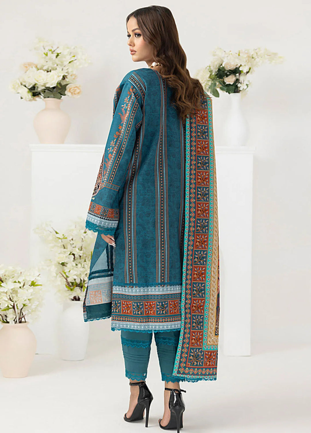 Salina By Regalia Printed Khaddar Suit Unstitched 3 Piece RGT24SK SPK-03 - Winter Collection
