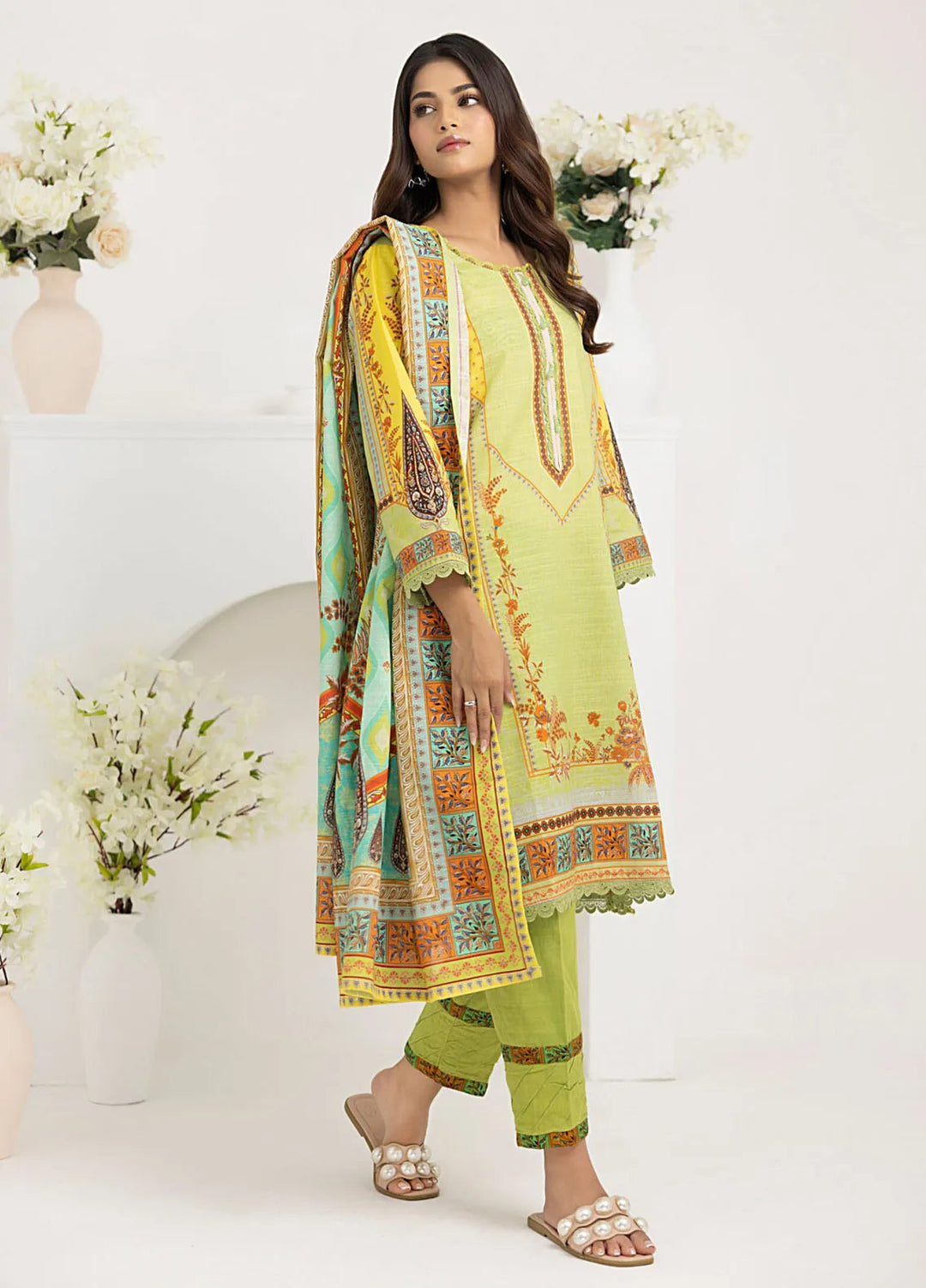 Salina By Regalia Printed Khaddar Suit Unstitched 3 Piece RGT24SK SPK-06 - Winter Collection