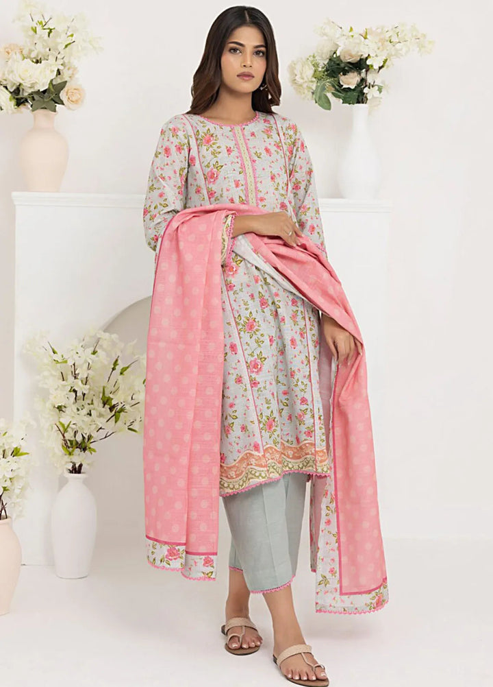 Salina By Regalia Printed Khaddar Suit Unstitched 3 Piece RGT24SK SPK-07 - Winter Collection