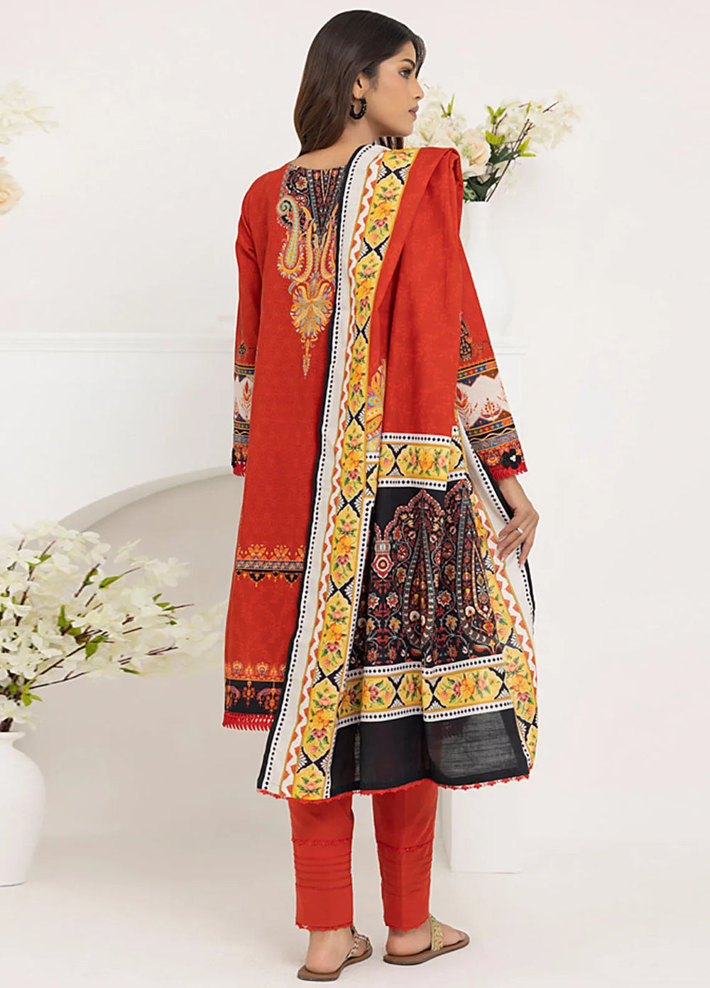Salina By Regalia Printed Khaddar Suit Unstitched 3 Piece RGT24SK SPK-09 - Winter Collection