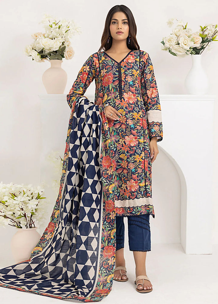 Salina By Regalia Printed Khaddar Suit Unstitched 3 Piece RGT24SK SPK-10 - Winter Collection