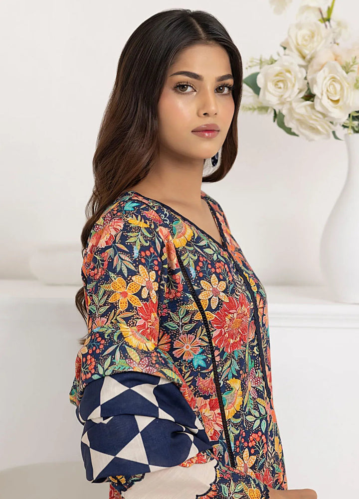 Salina By Regalia Printed Khaddar Suit Unstitched 3 Piece RGT24SK SPK-10 - Winter Collection