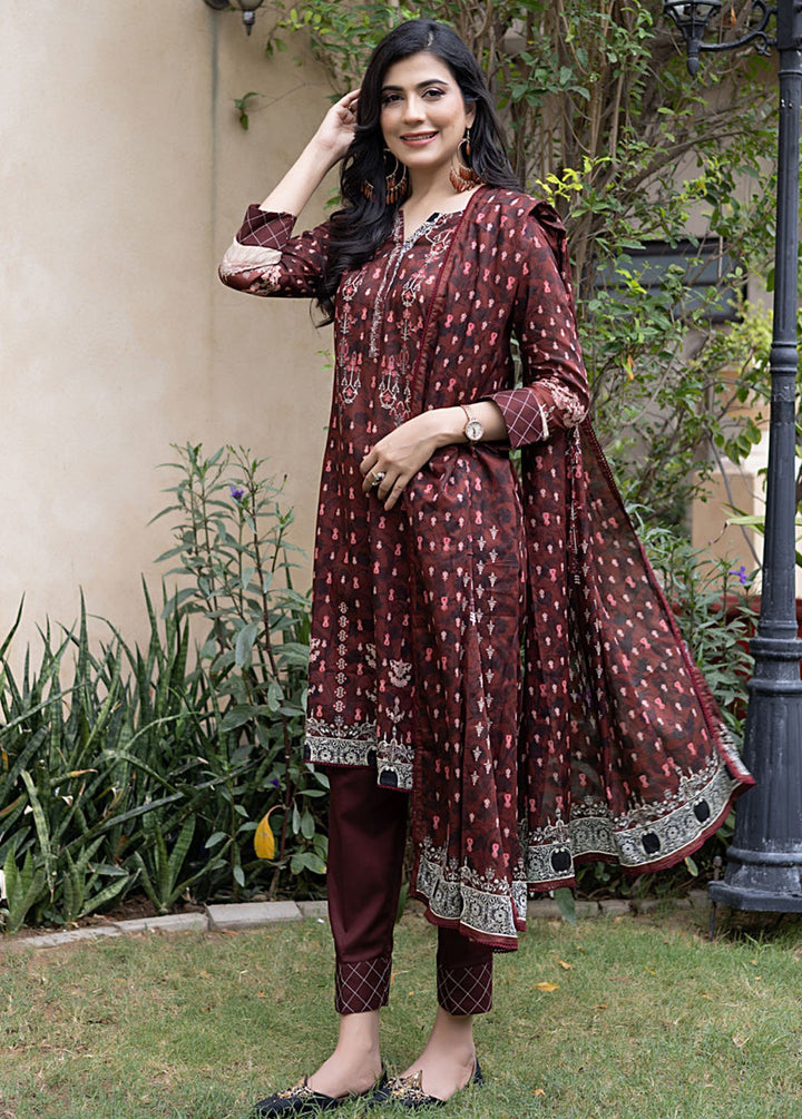 Salina By Regalia Textile Printed Lawn Suits Unstitched 3 Piece RGT24SS SS-3 - Summer Collection