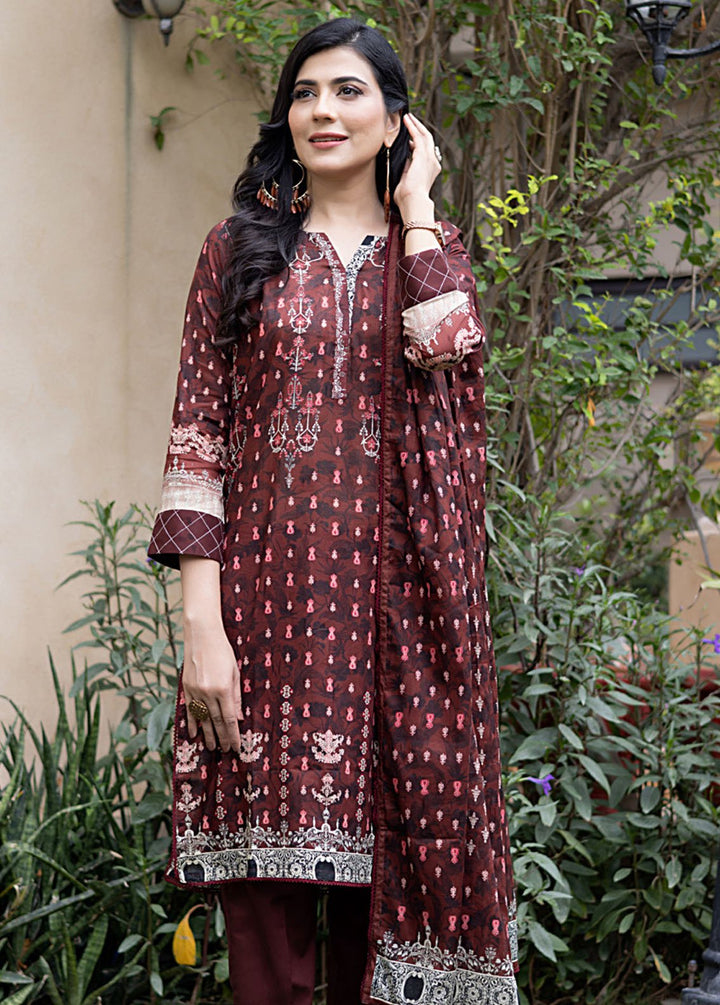 Salina By Regalia Textile Printed Lawn Suits Unstitched 3 Piece RGT24SS SS-3 - Summer Collection