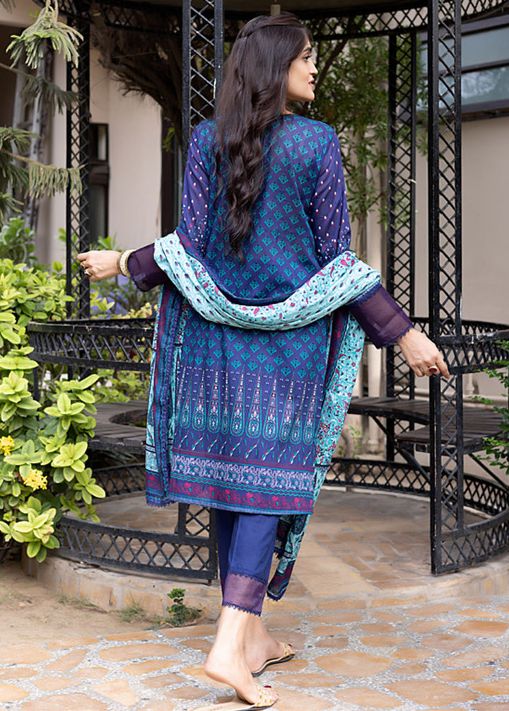 Salina By Regalia Textile Printed Lawn Suits Unstitched 3 Piece RGT24SS SS-4 - Summer Collection