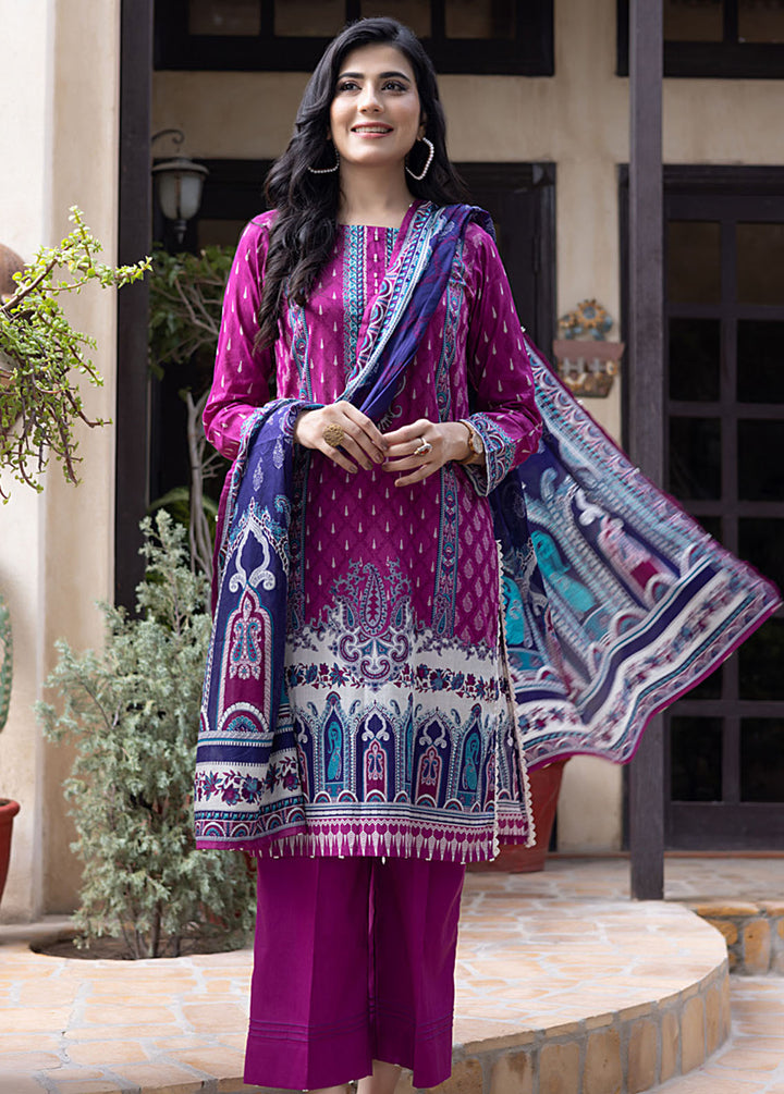 Salina By Regalia Textile Printed Lawn Suits Unstitched 3 Piece RGT24SS SS-5 - Summer Collection