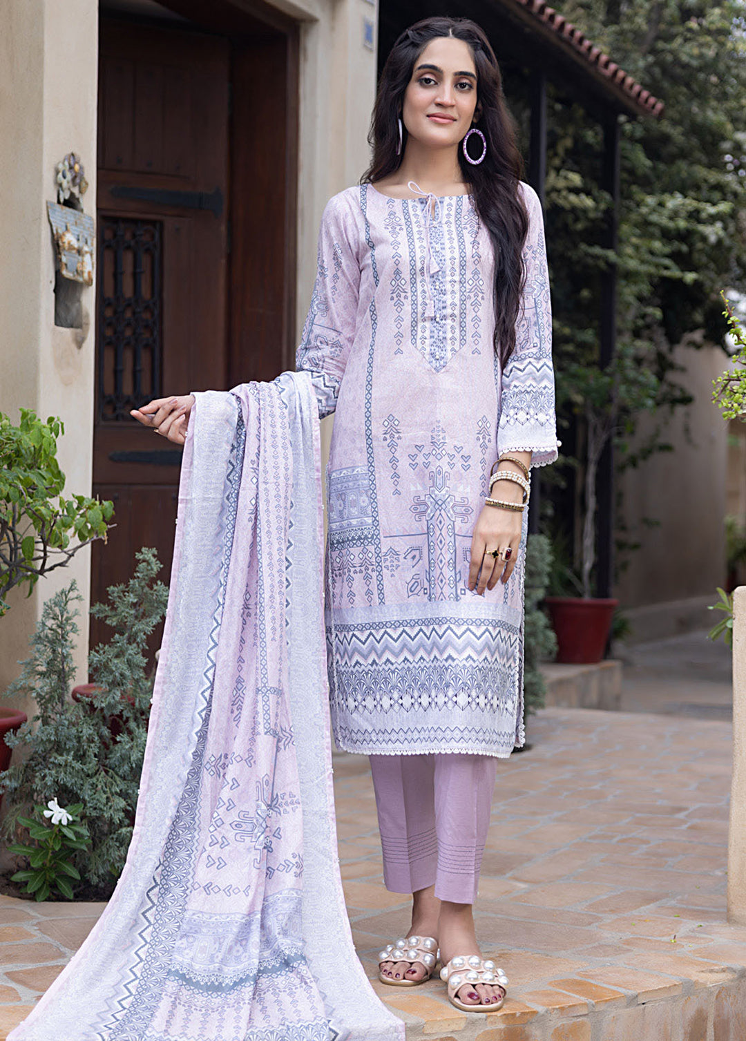 Salina By Regalia Textile Printed Lawn Suits Unstitched 3 Piece RGT24SS SS-7 - Summer Collection