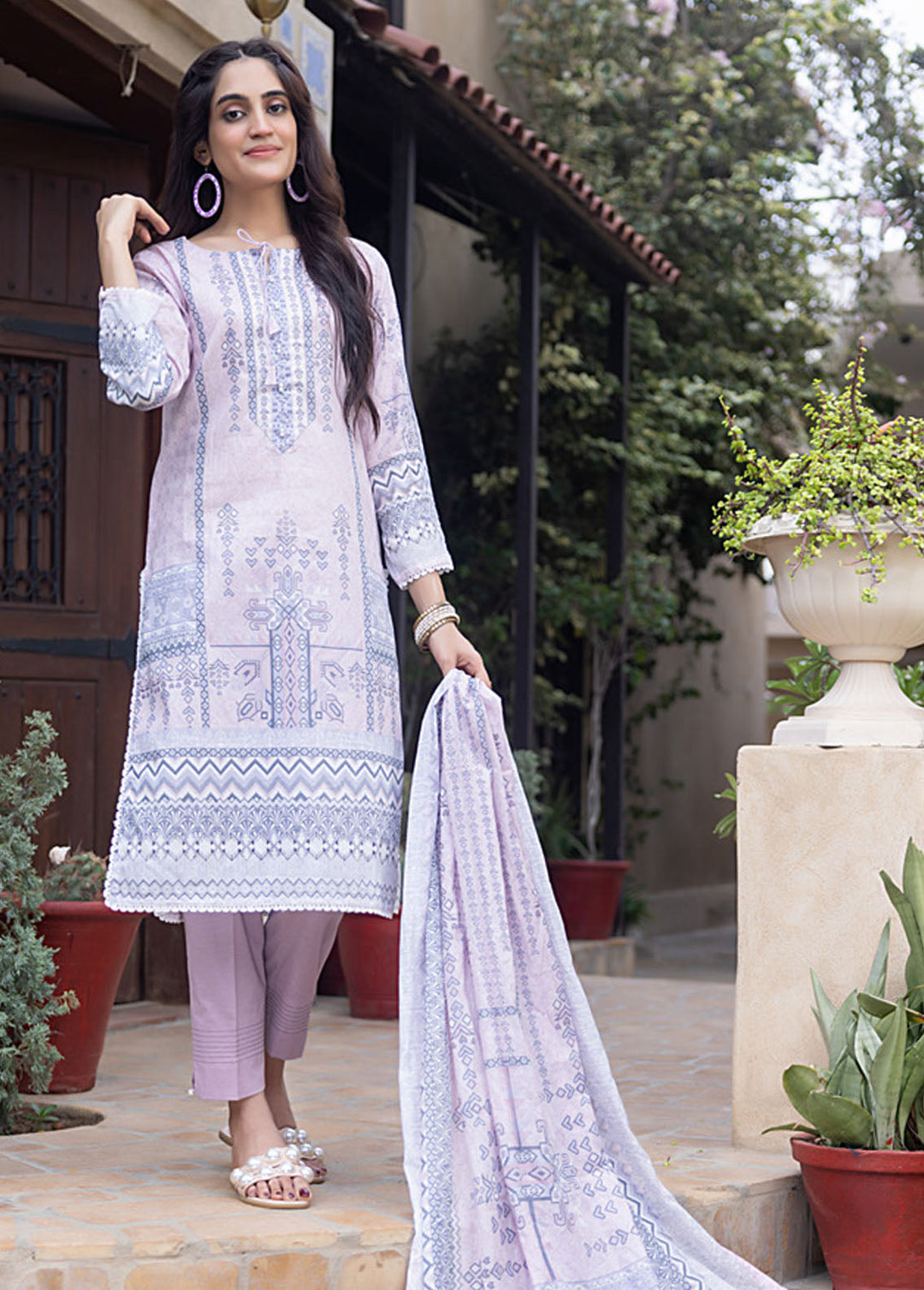 Salina By Regalia Textile Printed Lawn Suits Unstitched 3 Piece RGT24SS SS-7 - Summer Collection