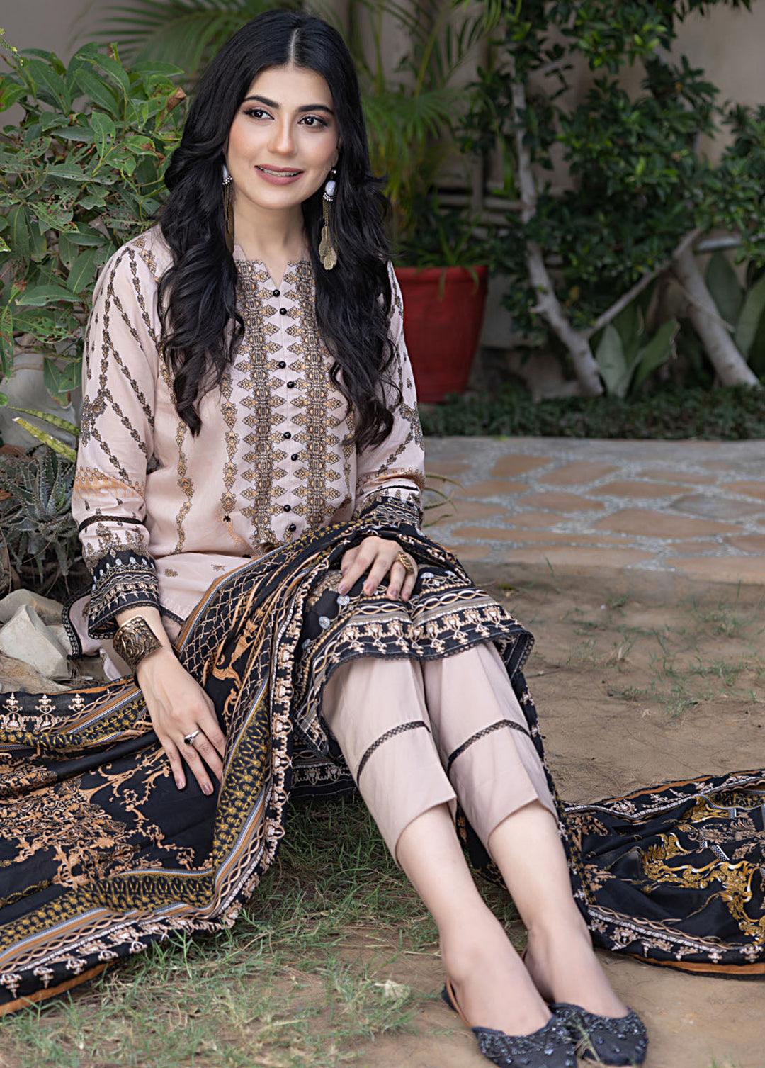 Salina By Regalia Textile Printed Lawn Suits Unstitched 3 Piece RGT24SS SS-9 - Summer Collection