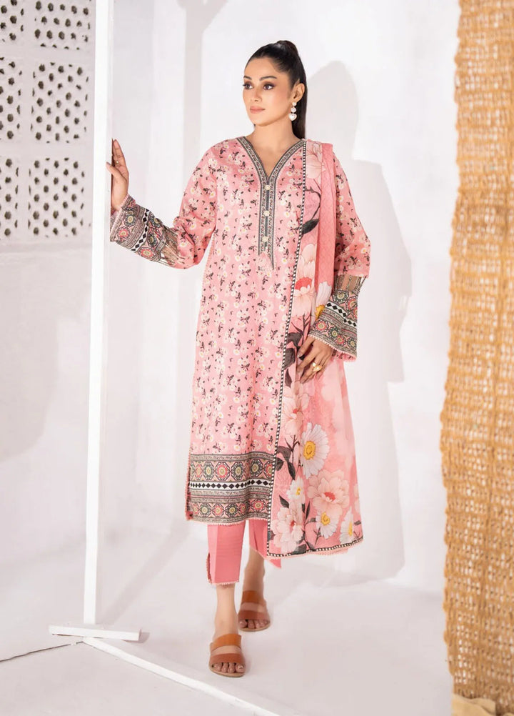 Salina by Regalia Textile Printed Lawn Suits Unstitched 3 Piece RGT25SBD D-08 - Summer Collection