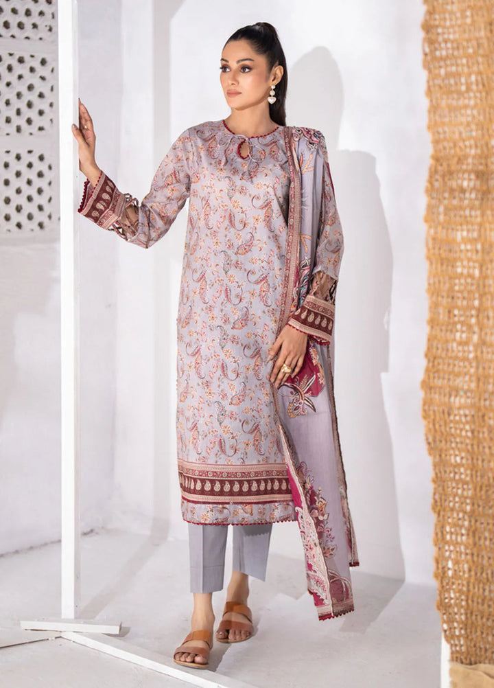 Salina by Regalia Textile Printed Lawn Suits Unstitched 3 Piece RGT25SBD D-09 - Summer Collection