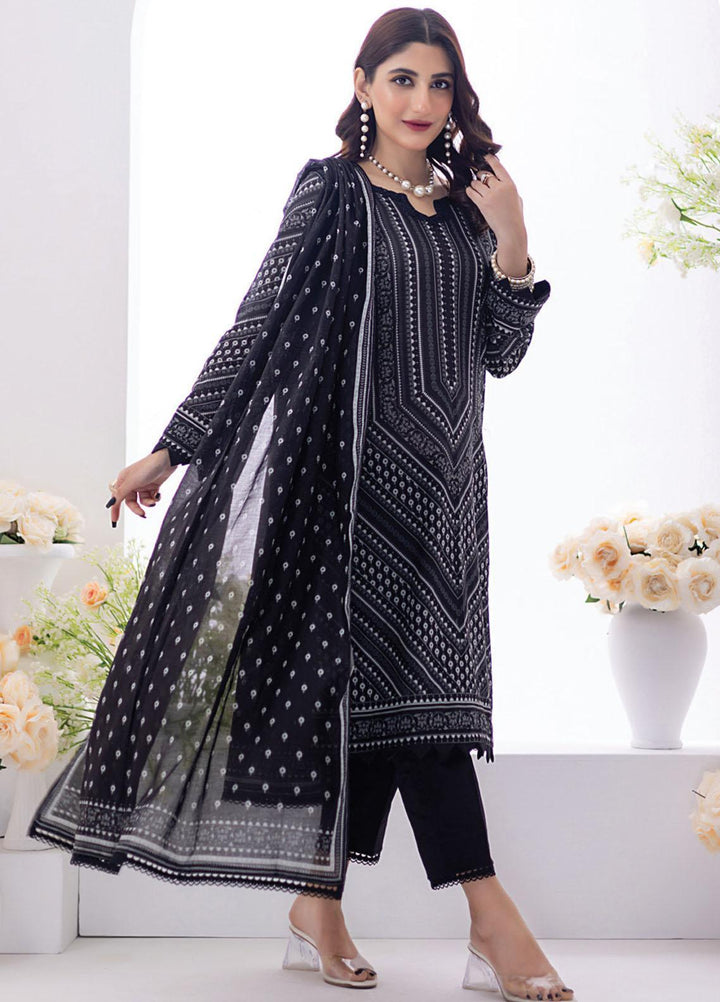 Salina By Regalia Textiles Printed Lawn Suits Unstitched 3 Piece RGT23BW-V2 D-01 - Summer Collection