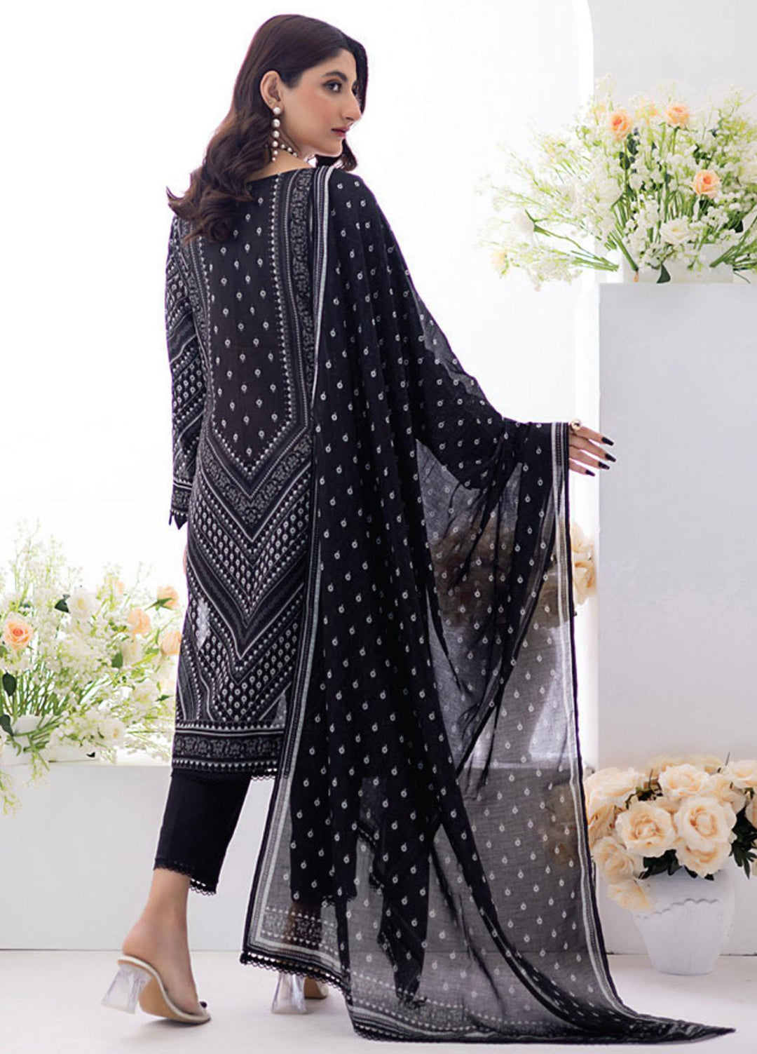 Salina By Regalia Textiles Printed Lawn Suits Unstitched 3 Piece RGT23BW-V2 D-01 - Summer Collection