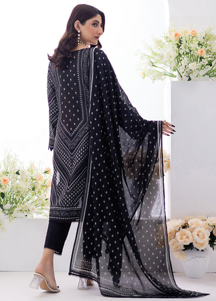 Salina By Regalia Textiles Printed Lawn Suits Unstitched 3 Piece RGT23BW-V2 D-01 - Summer Collection