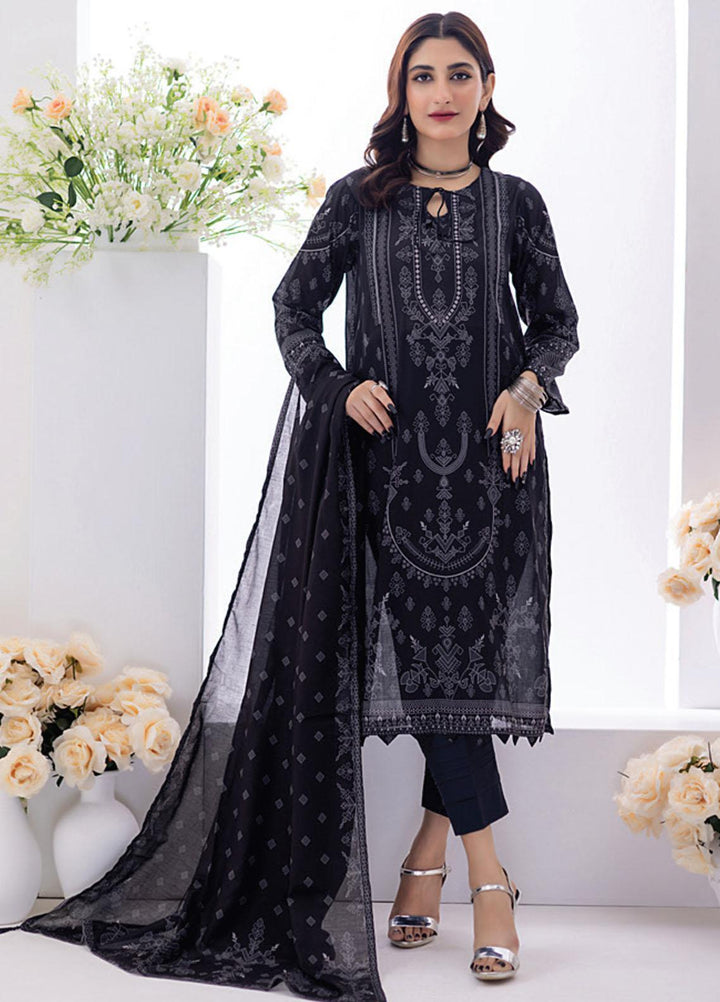 Salina By Regalia Textiles Printed Lawn Suits Unstitched 3 Piece RGT23BW-V2 D-02 - Summer Collection