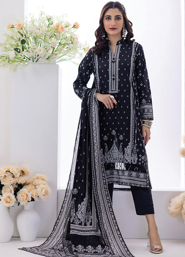 Salina By Regalia Textiles Printed Lawn Suits Unstitched 3 Piece RGT23BW-V2 D-03 - Summer Collection