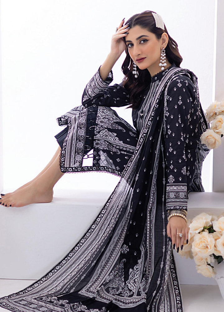 Salina By Regalia Textiles Printed Lawn Suits Unstitched 3 Piece RGT23BW-V2 D-03 - Summer Collection