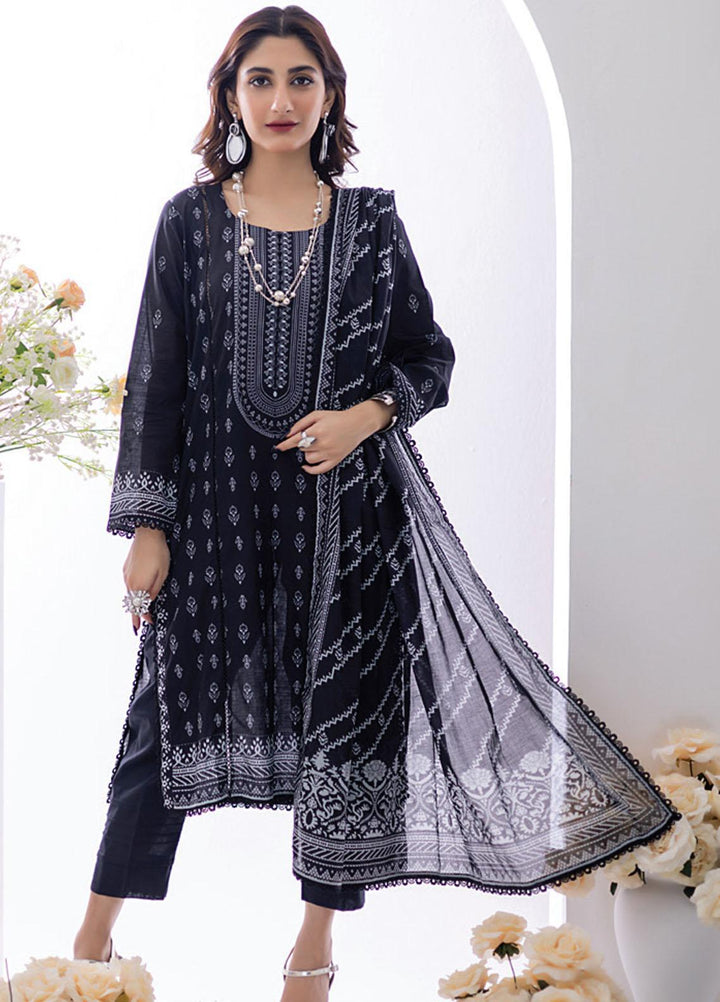Salina By Regalia Textiles Printed Lawn Suits Unstitched 3 Piece RGT23BW-V2 D-04 - Summer Collection