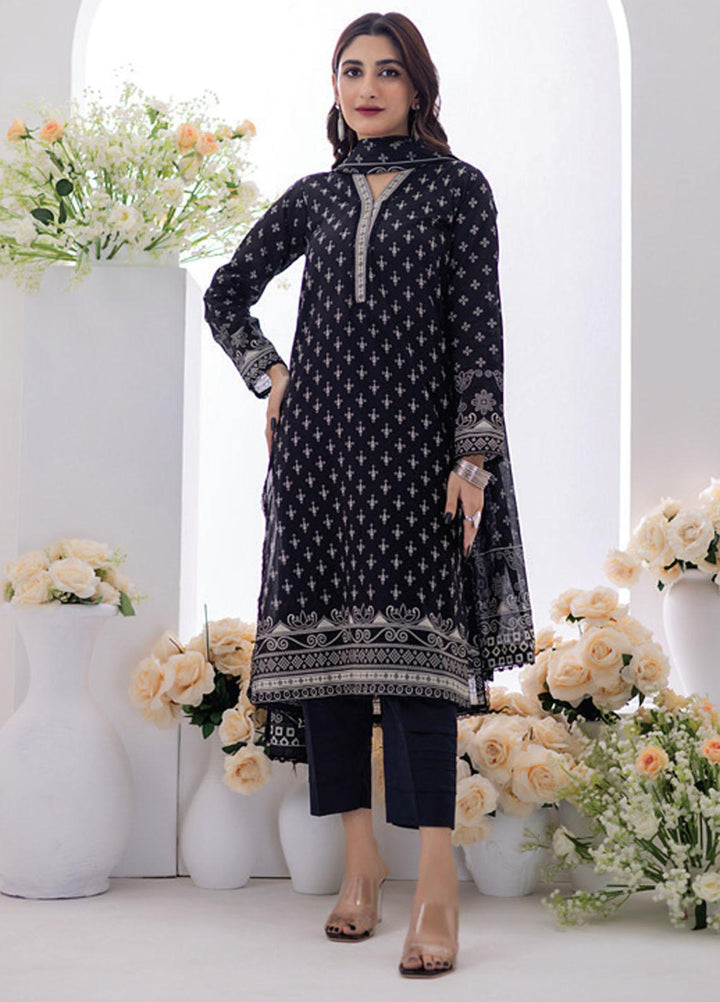 Salina By Regalia Textiles Printed Lawn Suits Unstitched 3 Piece RGT23BW-V2 D-05 - Summer Collection