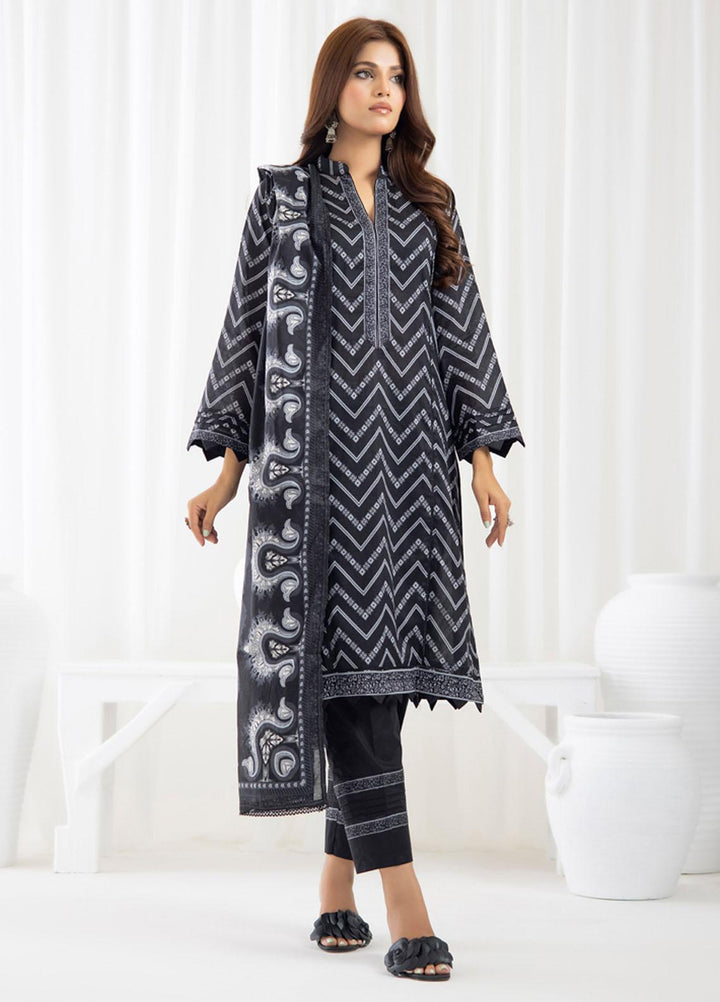 Salina By Regalia Textiles Printed Lawn Suits Unstitched 3 Piece RGT23BW-V3 D-01 - Summer Collection