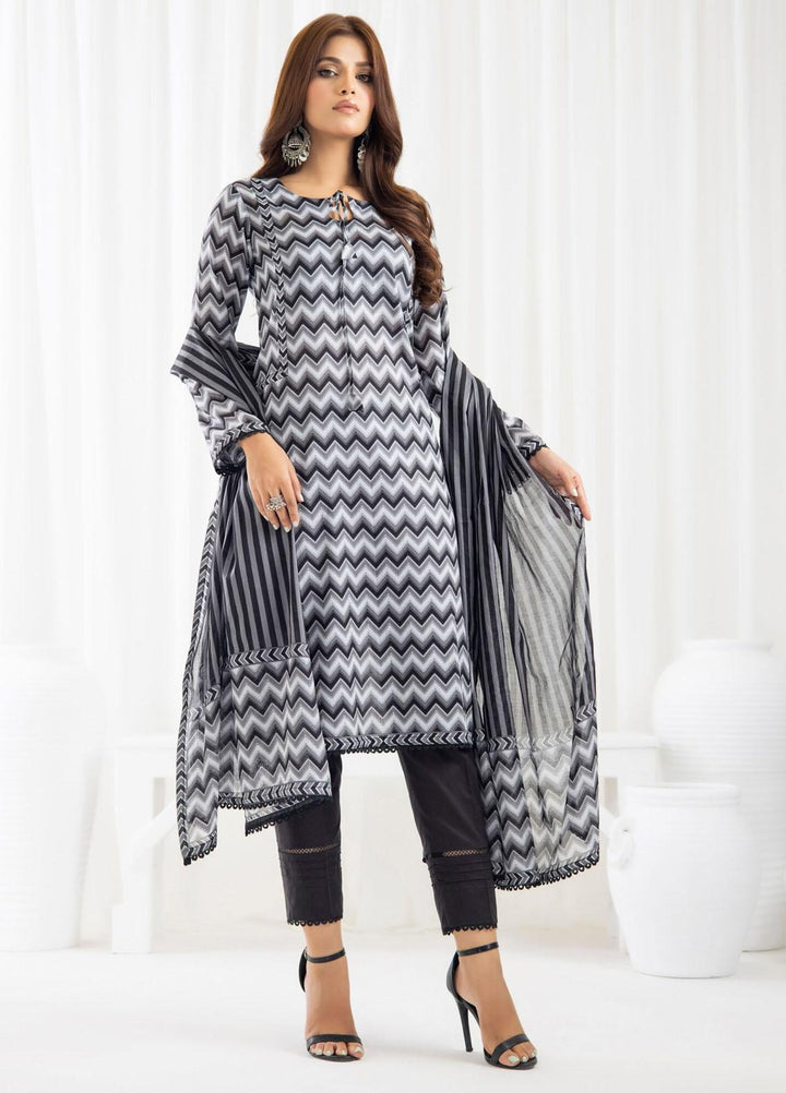 Salina By Regalia Textiles Printed Lawn Suits Unstitched 3 Piece RGT23BW-V3 D-02 - Summer Collection