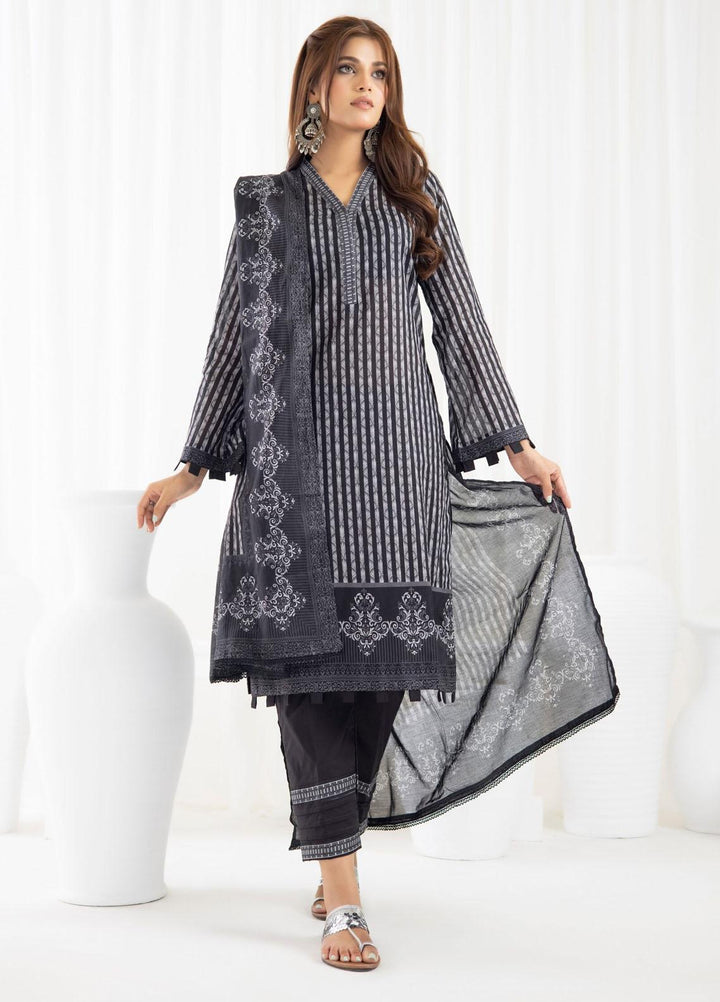 Salina By Regalia Textiles Printed Lawn Suits Unstitched 3 Piece RGT23BW-V3 D-06 - Summer Collection