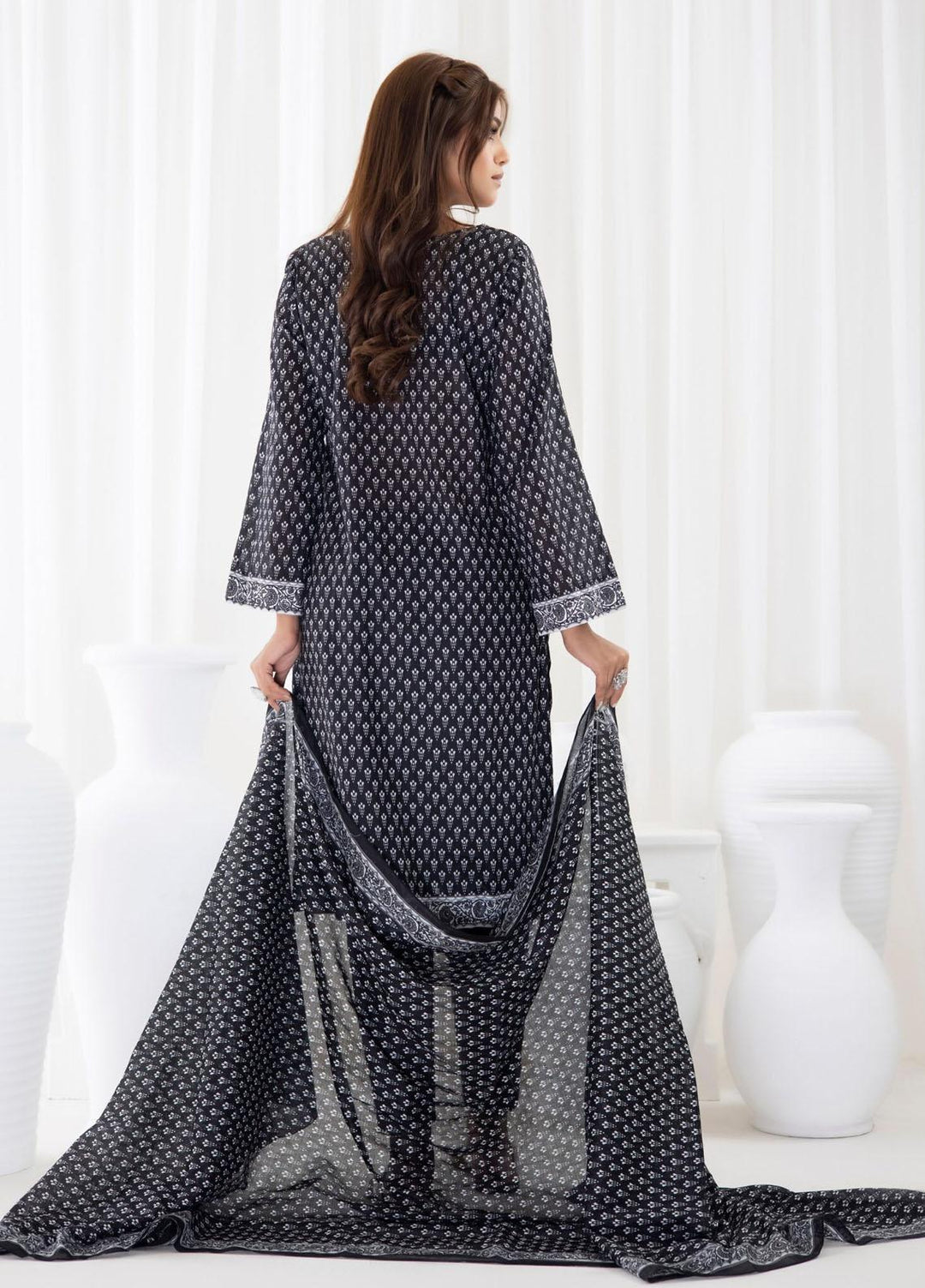 Salina By Regalia Textiles Printed Lawn Suits Unstitched 3 Piece RGT23BW-V3 D-08 - Summer Collection