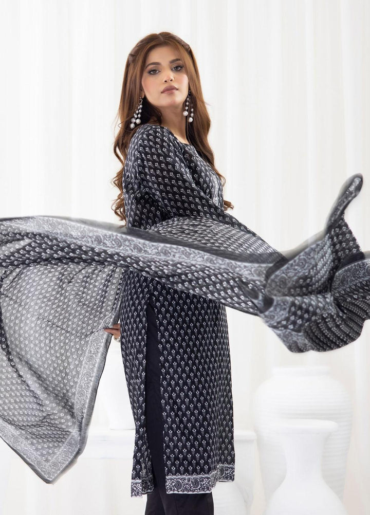 Salina By Regalia Textiles Printed Lawn Suits Unstitched 3 Piece RGT23BW-V3 D-08 - Summer Collection