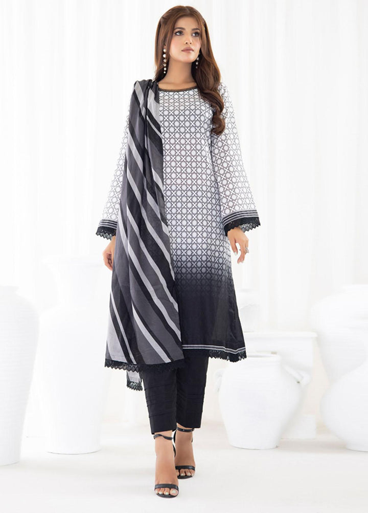 Salina By Regalia Textiles Printed Lawn Suits Unstitched 3 Piece RGT23BW-V3 D-09 - Summer Collection