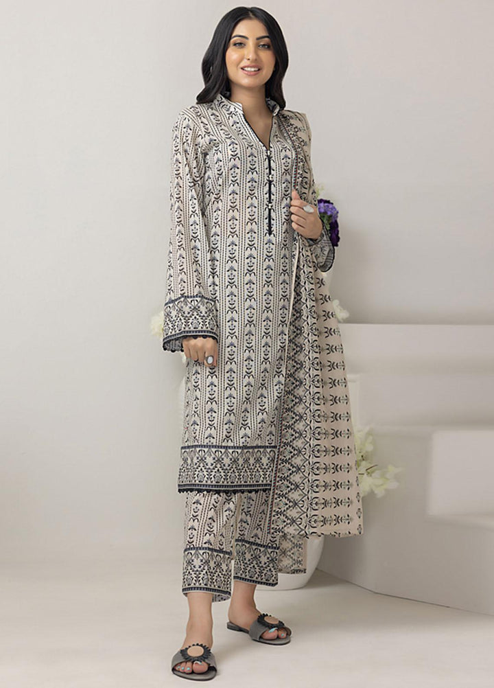 Salina By Regalia Textiles Printed Lawn Suits Unstitched 3 Piece RGT23BW-V4 D-03 - Summer Collection