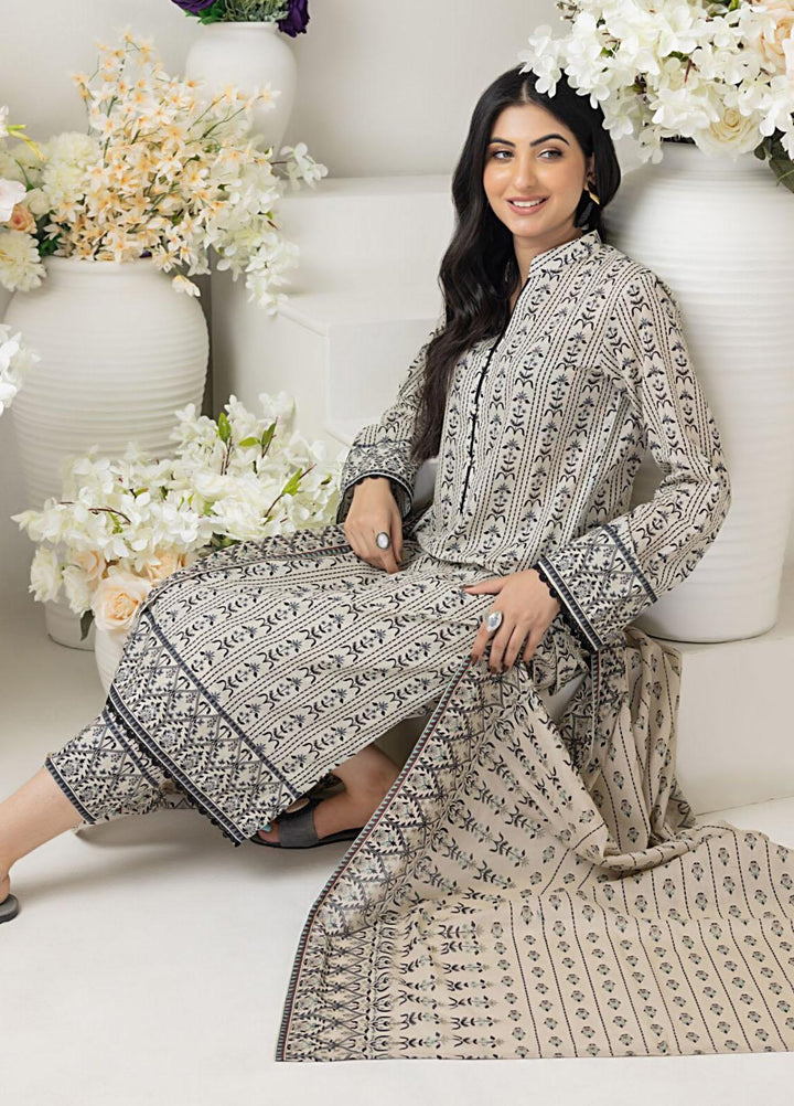Salina By Regalia Textiles Printed Lawn Suits Unstitched 3 Piece RGT23BW-V4 D-03 - Summer Collection