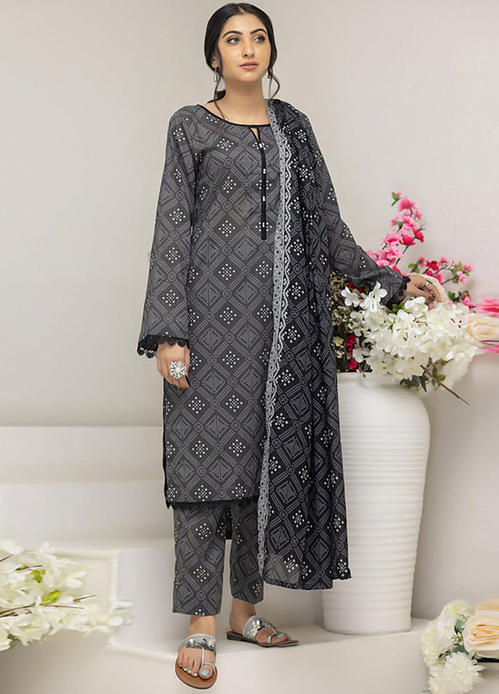 Salina By Regalia Textiles Printed Lawn Suits Unstitched 3 Piece RGT23BW-V4 D-05 - Summer Collection