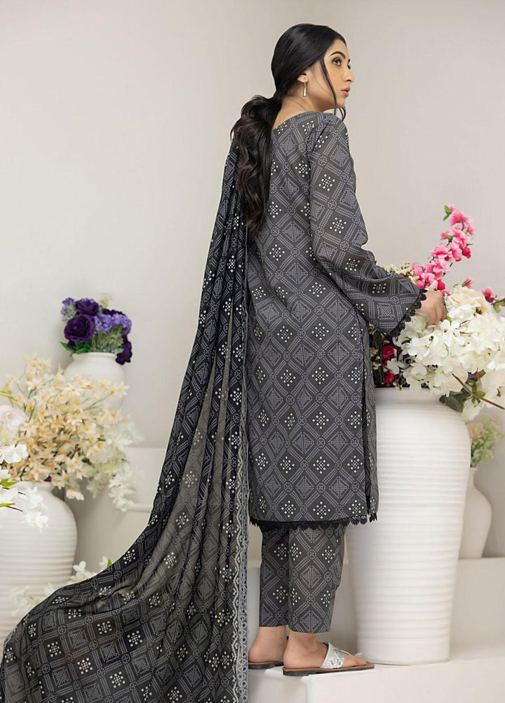 Salina By Regalia Textiles Printed Lawn Suits Unstitched 3 Piece RGT23BW-V4 D-05 - Summer Collection