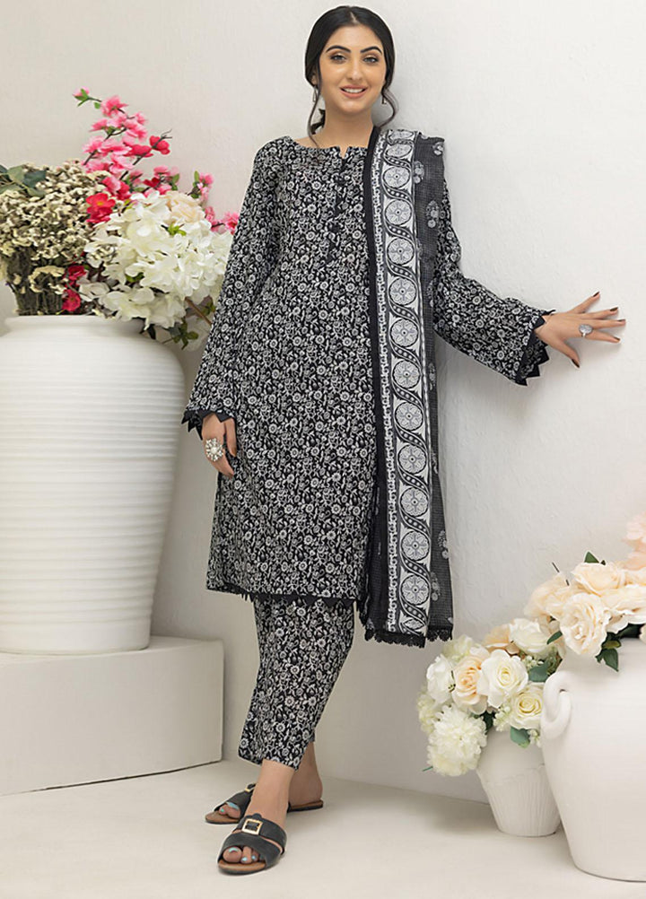 Salina By Regalia Textiles Printed Lawn Suits Unstitched 3 Piece RGT23BW-V4 D-06 - Summer Collection