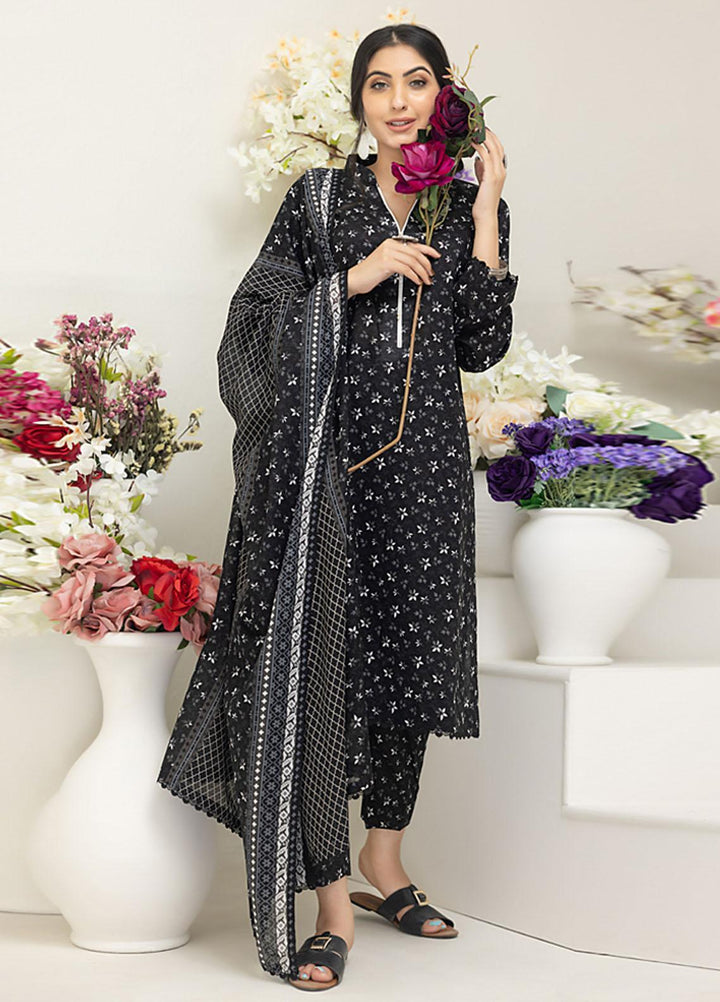 Salina By Regalia Textiles Printed Lawn Suits Unstitched 3 Piece RGT23BW-V4 D-07 - Summer Collection