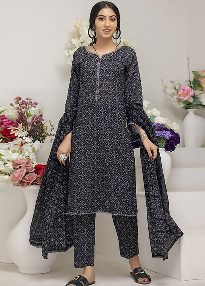 Salina By Regalia Textiles Printed Lawn Suits Unstitched 3 Piece RGT23BW-V4 D-10 - Summer Collection