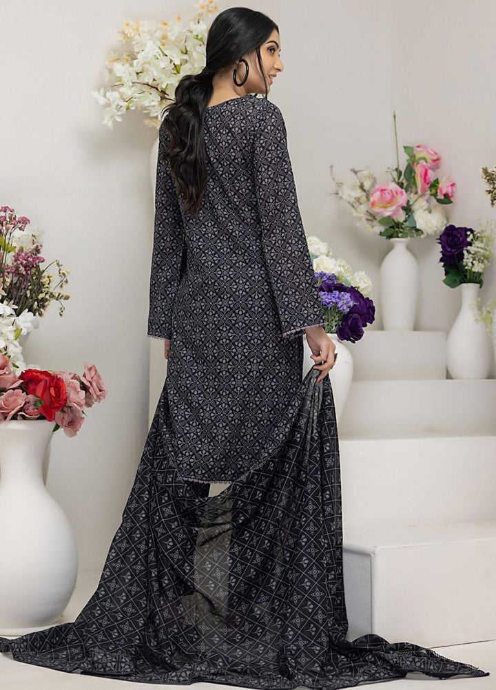 Salina By Regalia Textiles Printed Lawn Suits Unstitched 3 Piece RGT23BW-V4 D-10 - Summer Collection