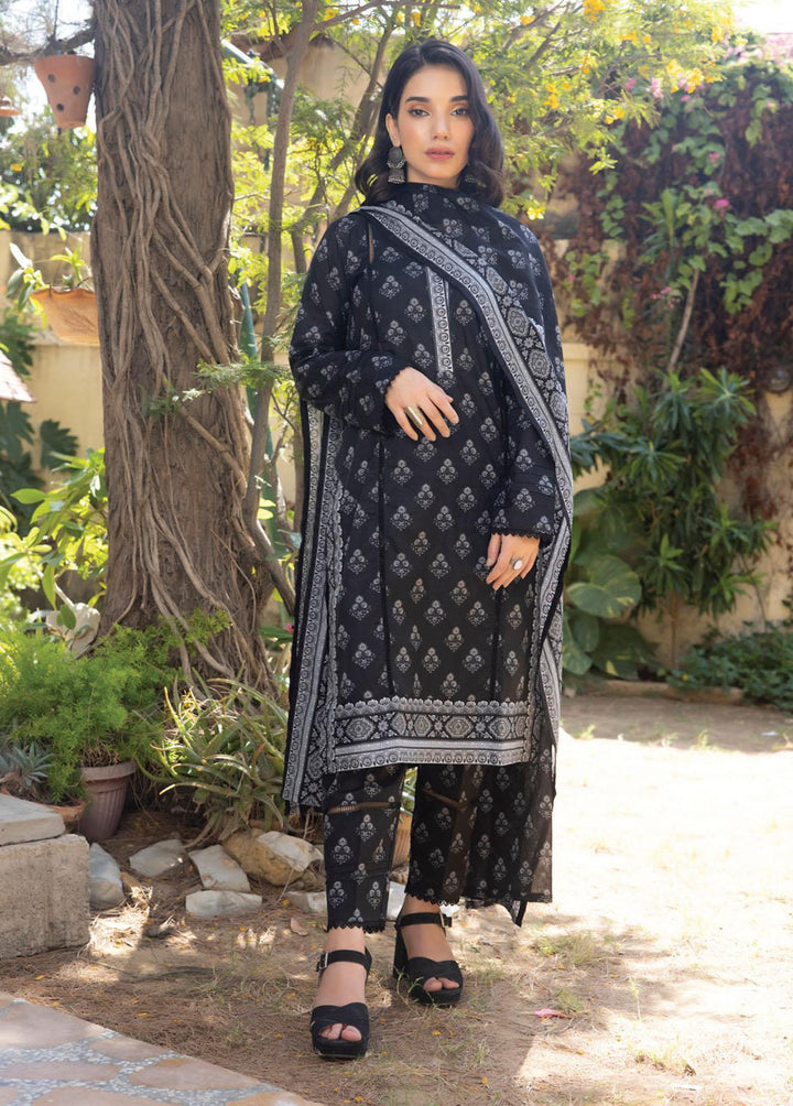Salina By Regalia Textiles Printed Lawn Suits Unstitched 3 Piece RGT23BW 10 - Black & White Collection