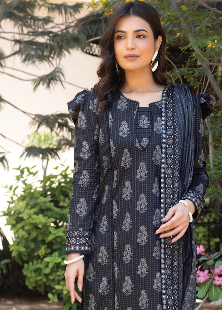 Salina By Regalia Textiles Printed Lawn Suits Unstitched 3 Piece RGT23BW 03 - Black & White Collection