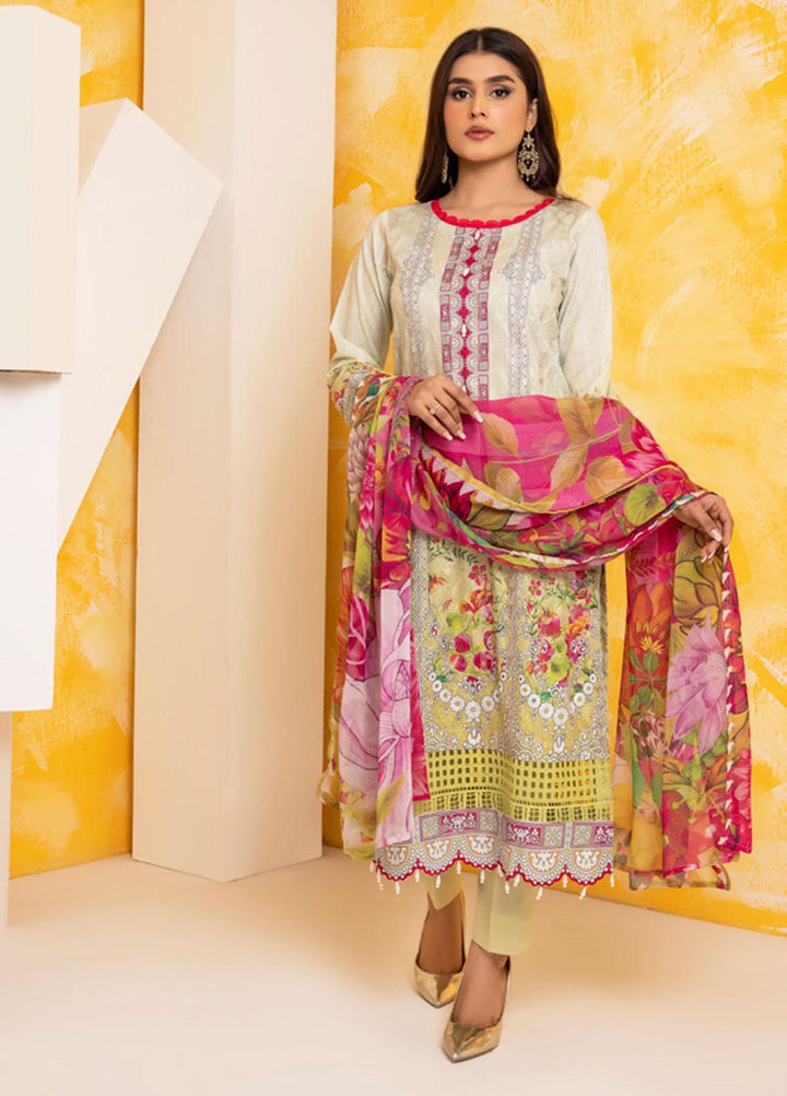 Salina By Regalia Textiles  Chikankari Suits Unstitched 3 Piece RGT22S 10 - Summer Collection