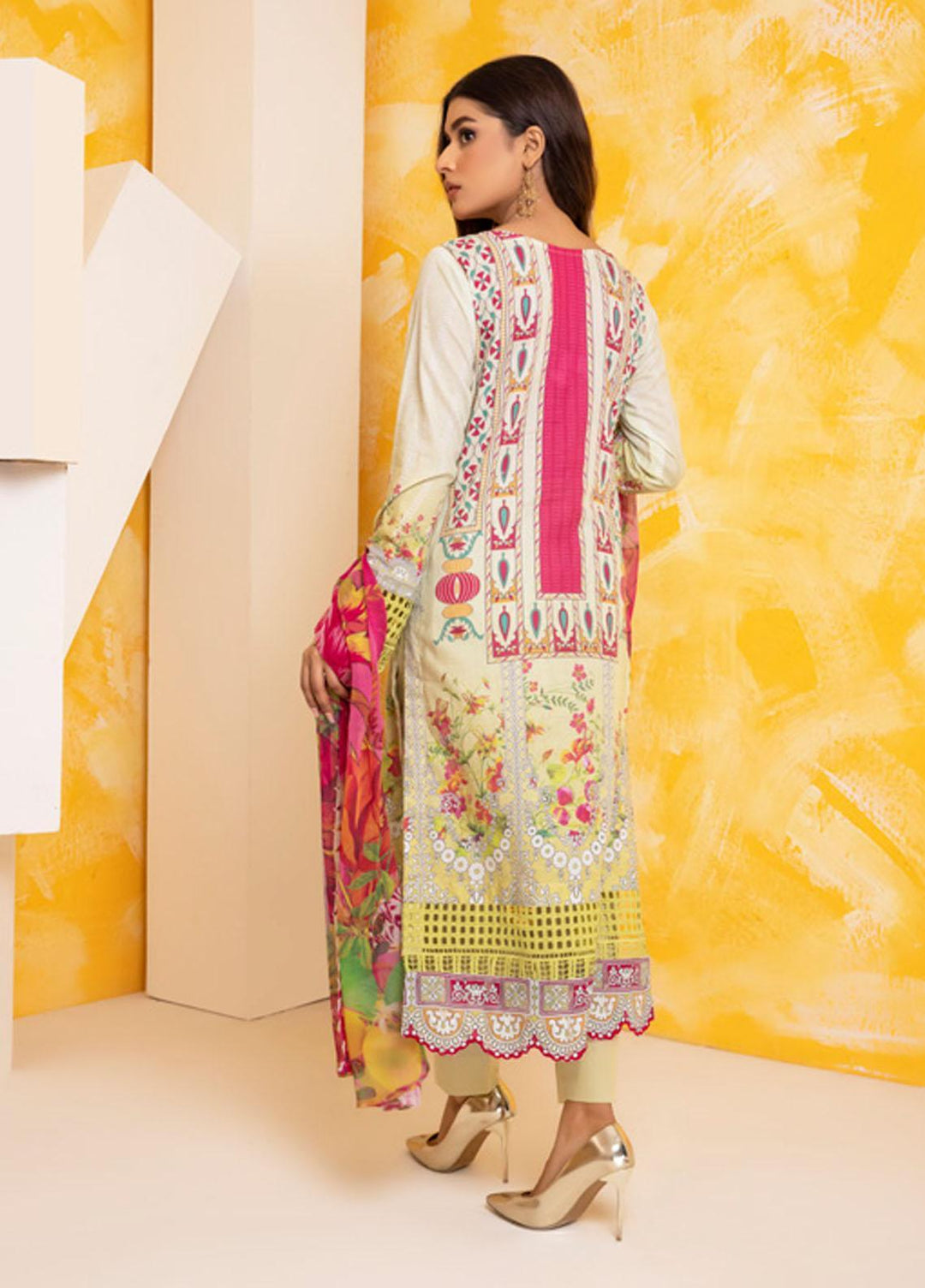 Salina By Regalia Textiles  Chikankari Suits Unstitched 3 Piece RGT22S 10 - Summer Collection