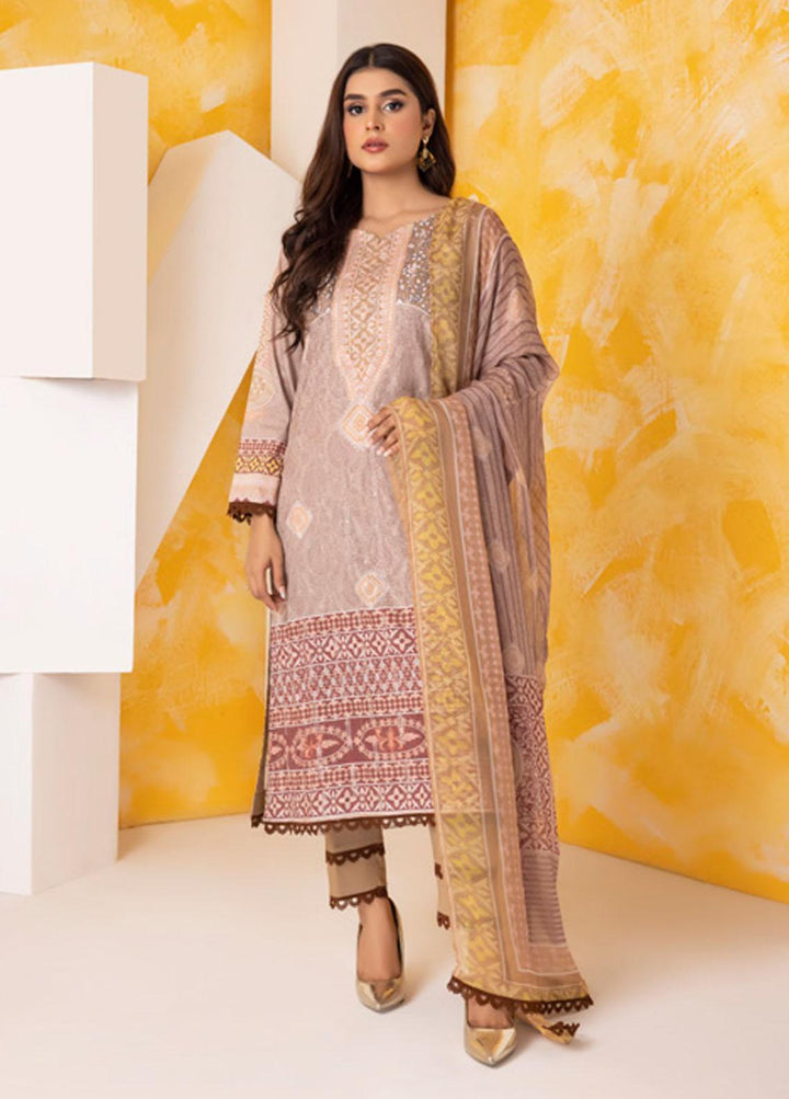 Salina By Regalia Textiles  Chikankari Suits Unstitched 3 Piece RGT22S 02 - Summer Collection
