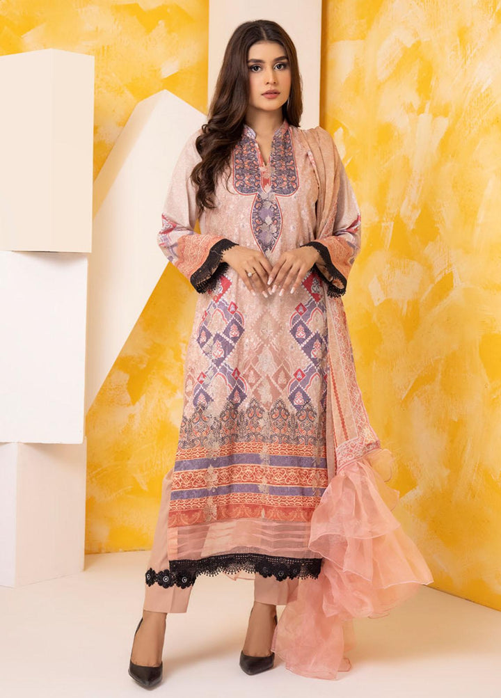 Salina By Regalia Textiles  Chikankari Suits Unstitched 3 Piece RGT22S 04 - Summer Collection