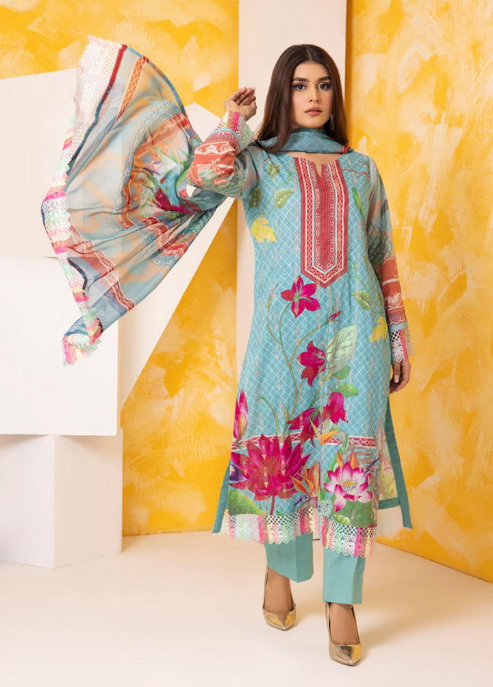 Salina By Regalia Textiles  Chikankari Suits Unstitched 3 Piece RGT22S 05 - Summer Collection