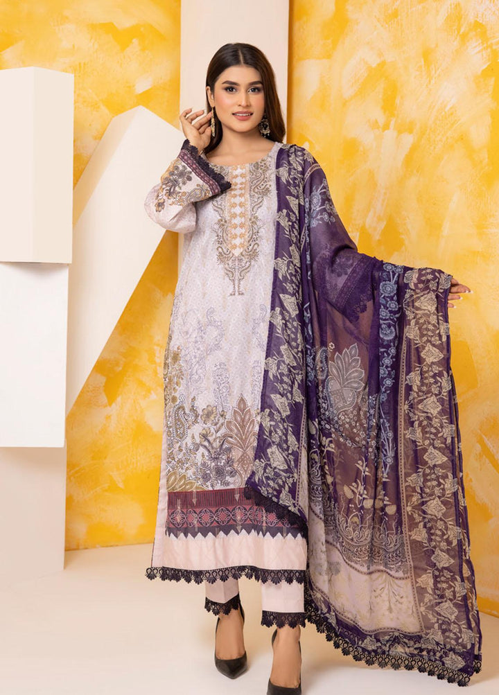 Salina By Regalia Textiles  Chikankari Suits Unstitched 3 Piece RGT22S 07 - Summer Collection