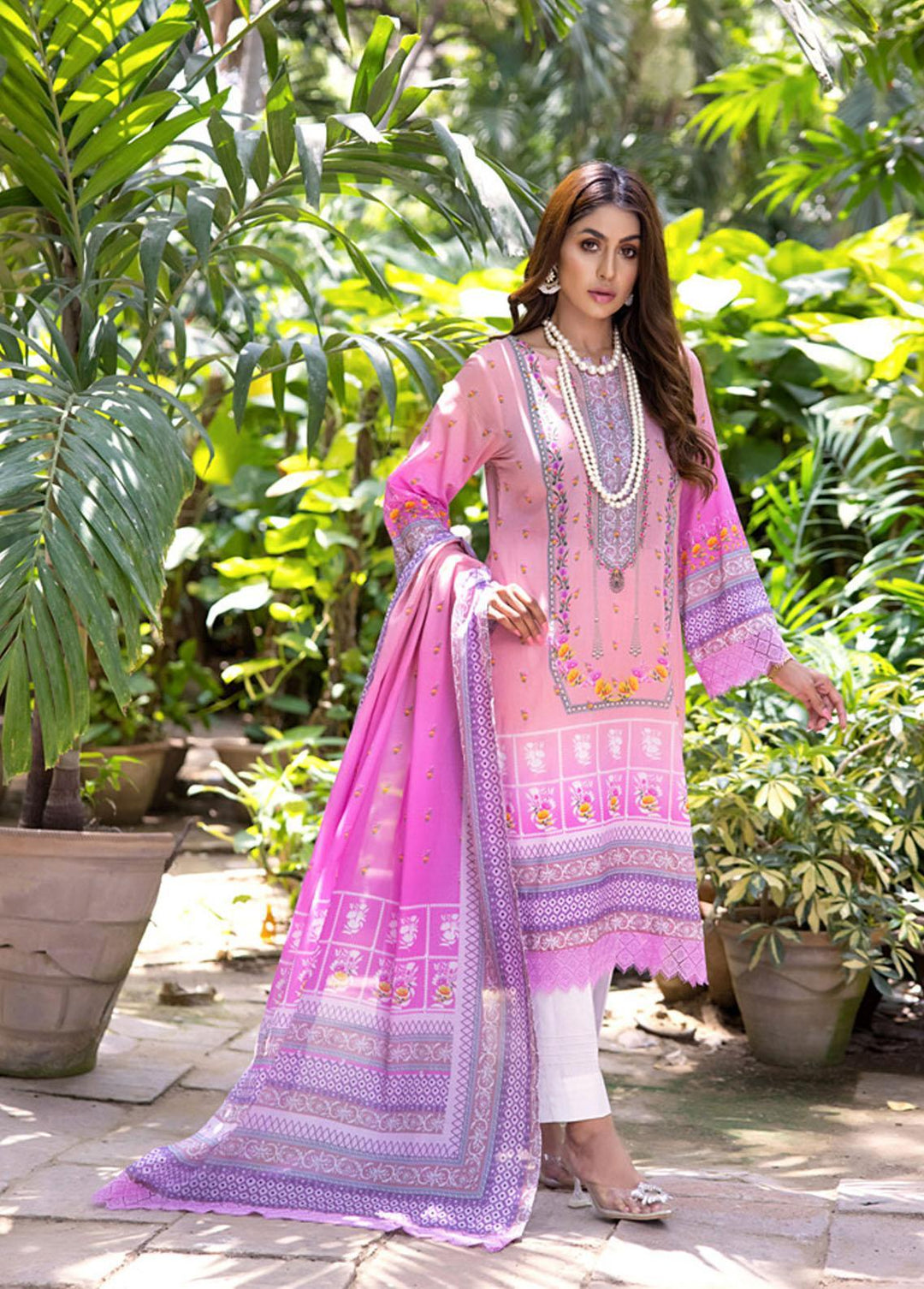 Salina By Regalia Textiles Printed Lawn Suits Unstitched 3 Piece RGT22-S10 3 - Summer Collection