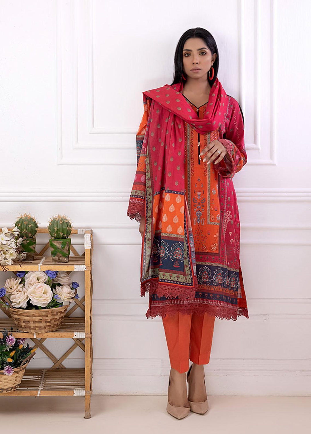 Salina By Regalia Textiles Printed Lawn Suits Unstitched 3 Piece RGT22-S10 8 - Summer Collection