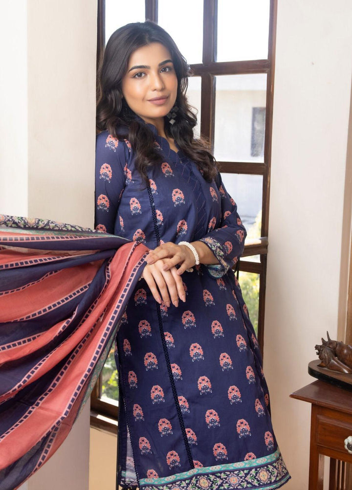 Salina By Regalia Textiles Printed Lawn Suits Unstitched 3 Piece RGT23SP-V13 D-01 - Summer Collection