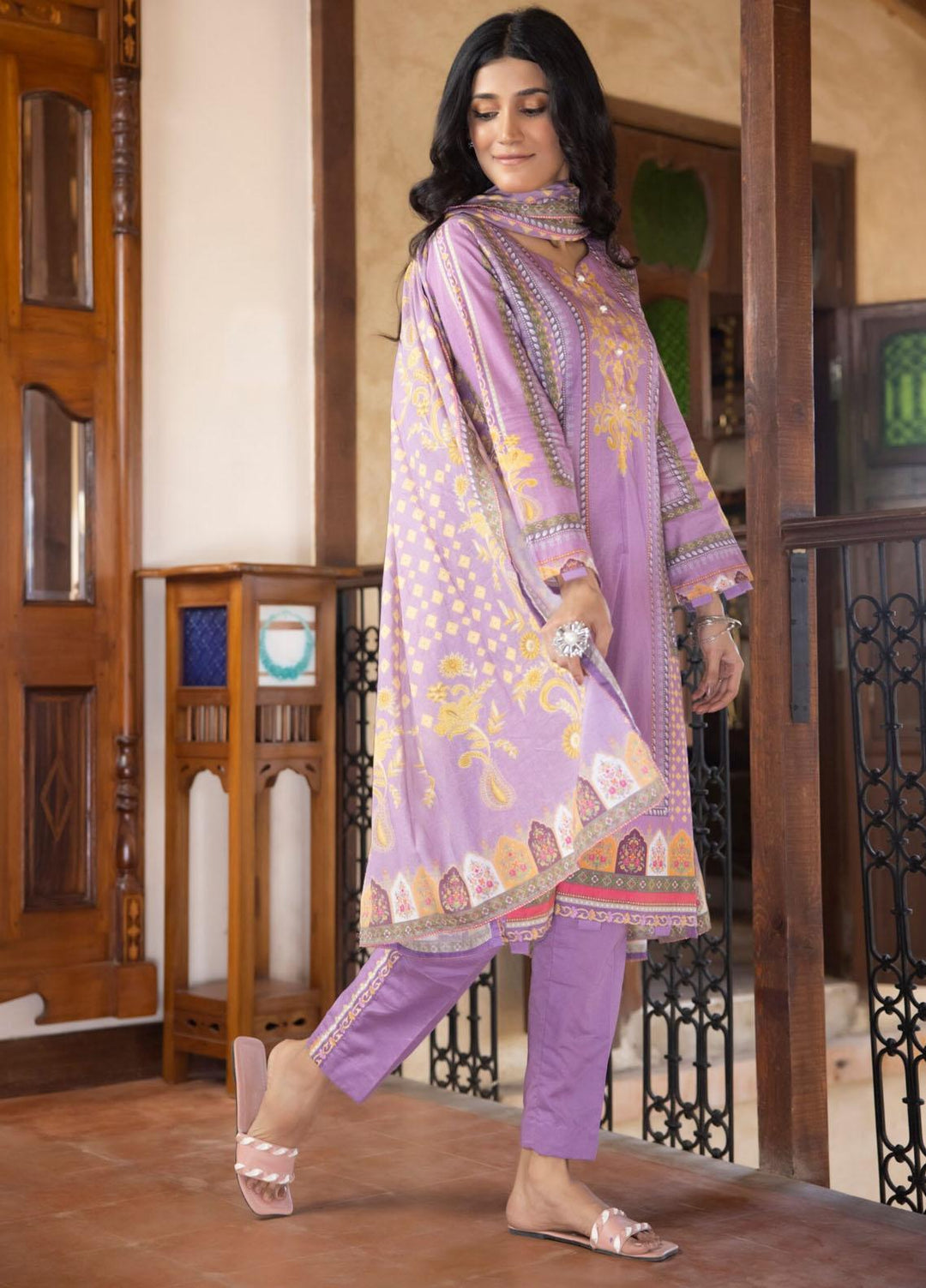 Salina By Regalia Textiles Printed Lawn Suits Unstitched 3 Piece RGT23SP-V13 D-02 - Summer Collection